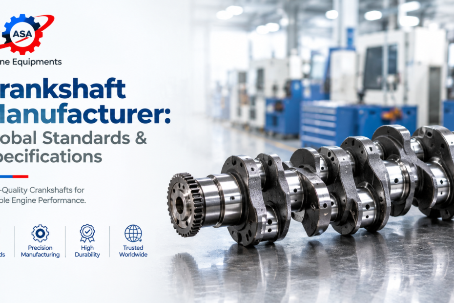 Crankshaft manufacturer producing locomotive engine crankshafts
